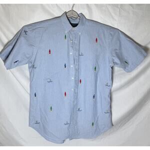 Ralph Lauren Men’s Short Sleeve Button-Down Shirt – Large Tall (LT)